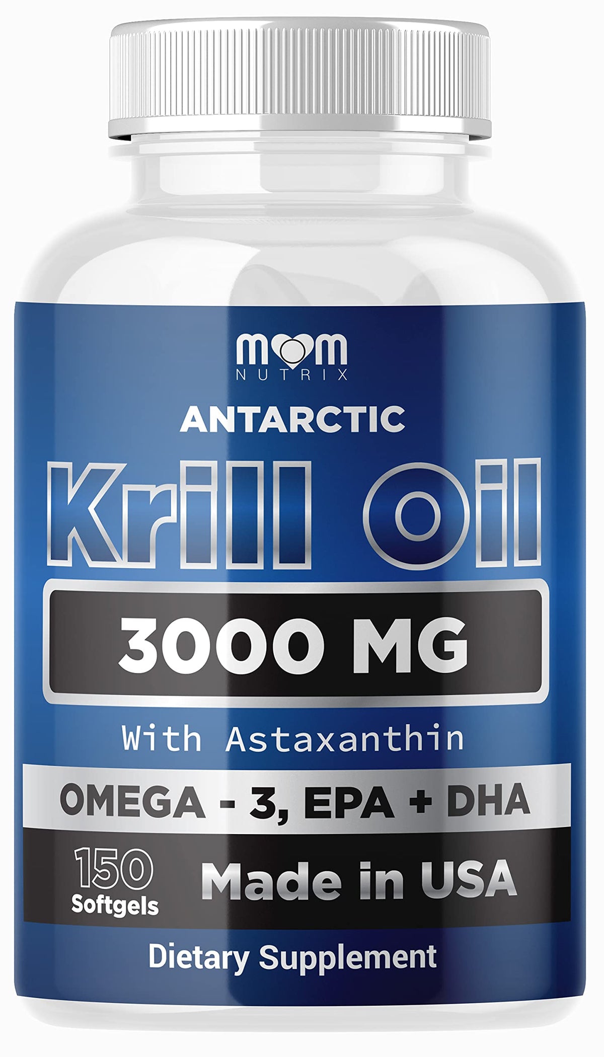 Dr. JOEL'S MOM NUTRIX huile de krill 150 gélules, vue de face