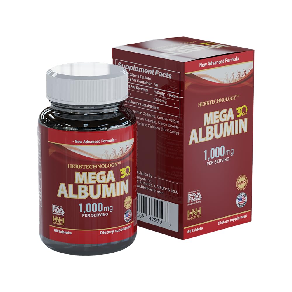 Dr.K&C Mega Albumin 1000mg 60 Tablettes - Vue avant de l'emballage