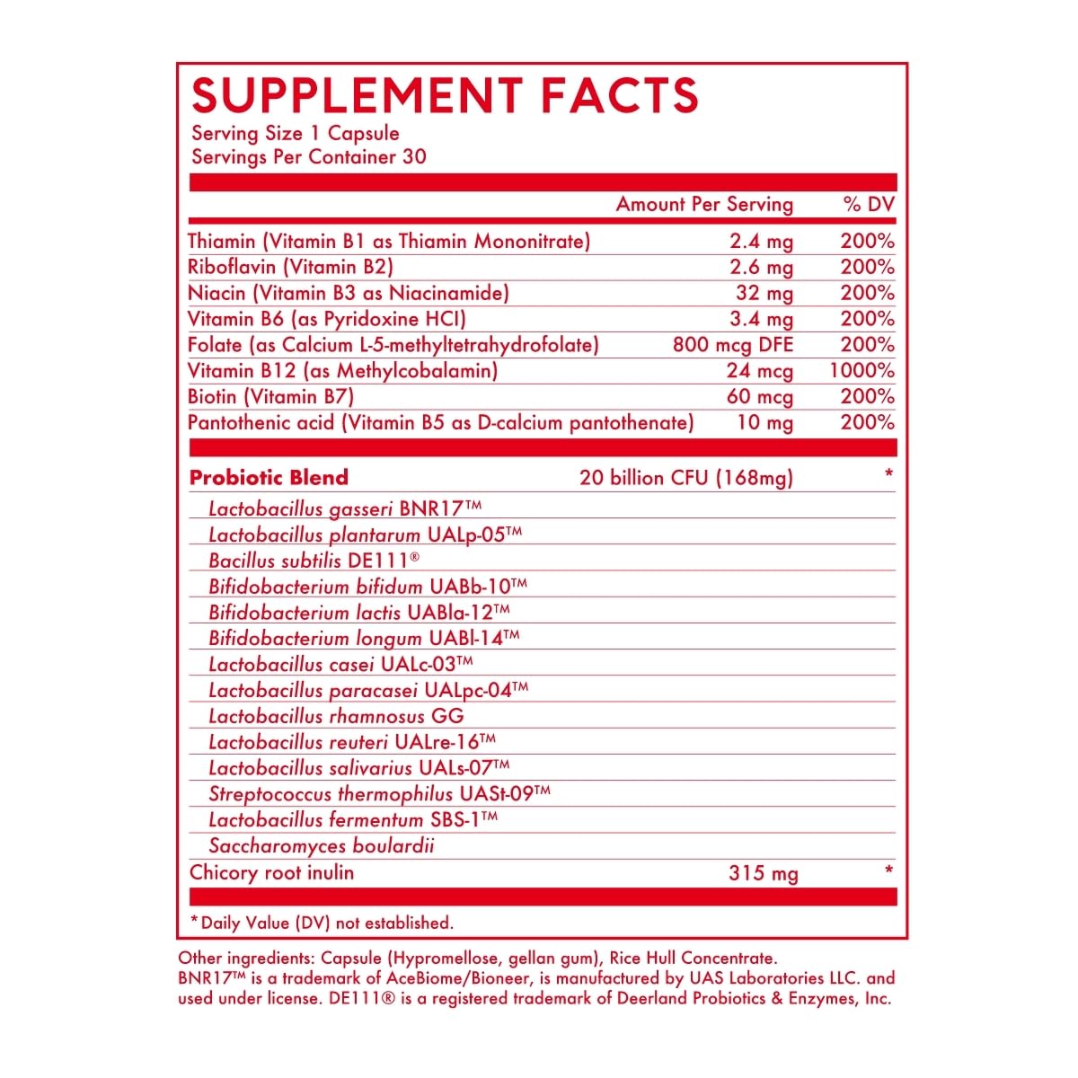 Dr. Kellyann Complément Alimentaire Probiotique - Capsules sur fond blanc