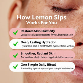 Dr. Kellyann Lemon Sips préparé avec des fruits frais