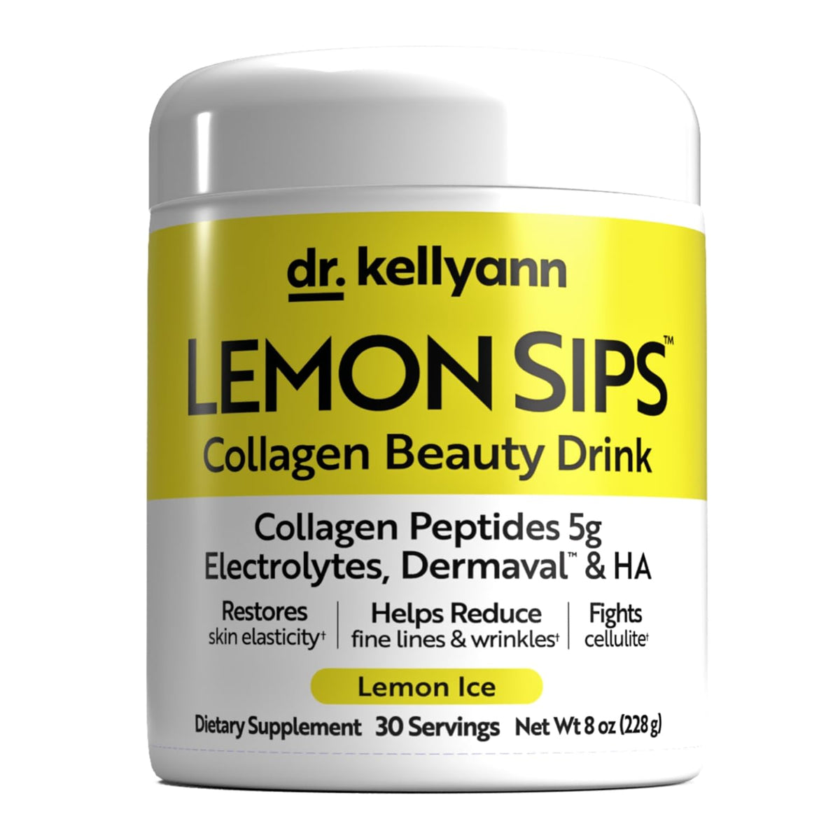 Dr. Kellyann Sips au Citron 308g emballage avant