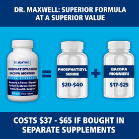 Dr. Maxwell Phosphatidylserine et Bacopa Monnieri avec des ingrédients naturels