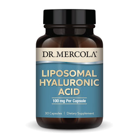 Dr. Mercola Acide Hyaluronique Liposomal 100 mg, 30 capsules - vue de face
