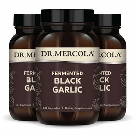 Dr. Mercola Ail Noir Fermenté 180 gélules vue de face