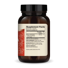 Dr. Mercola Ashwagandha Bio 800 mg 60 Capsules emballage