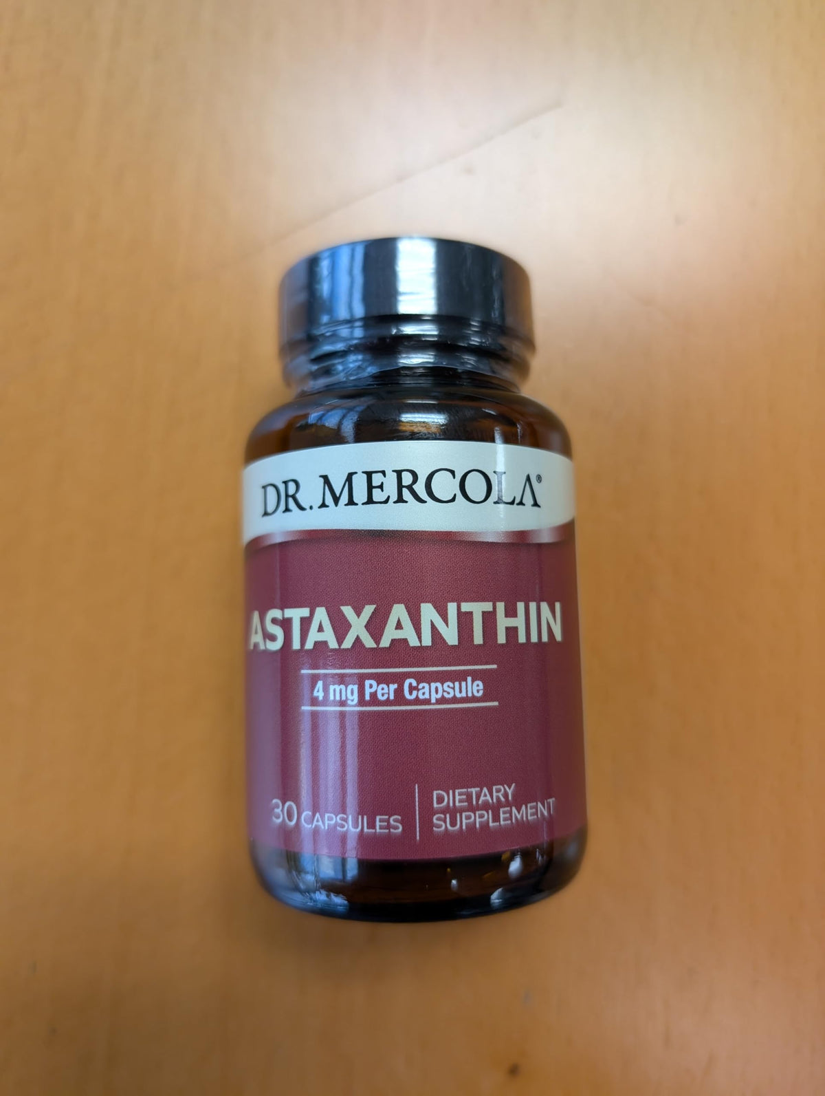 Dr. Mercola Astaxanthin 4 mg, capsules avec huile d'olive