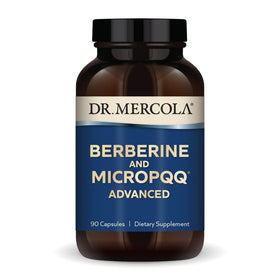 Dr. Mercola Berbérine et MicroPQQ 90 capsules vue de face
