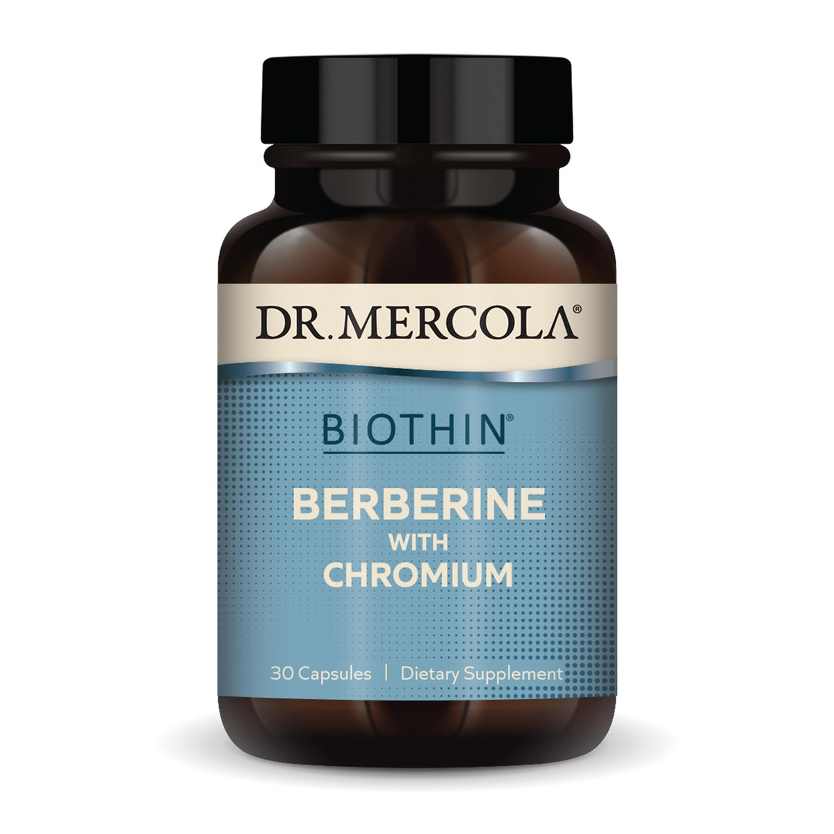 Dr. Mercola Biothin Berberine 30 capsules vue de face
