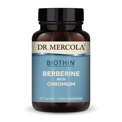Dr. Mercola Biothin Berberine 30 capsules vue de face