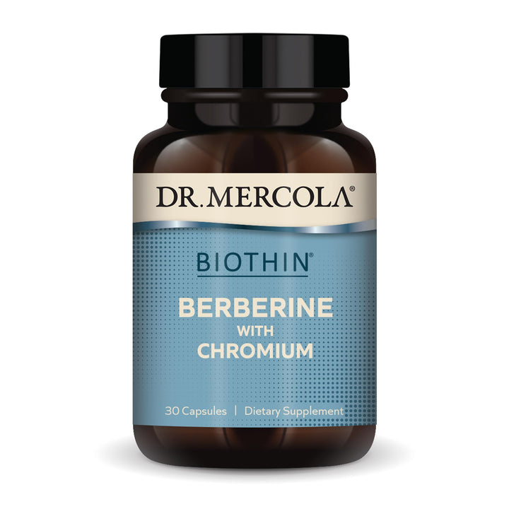 Dr. Mercola Biothin Berberine 30 capsules vue de face