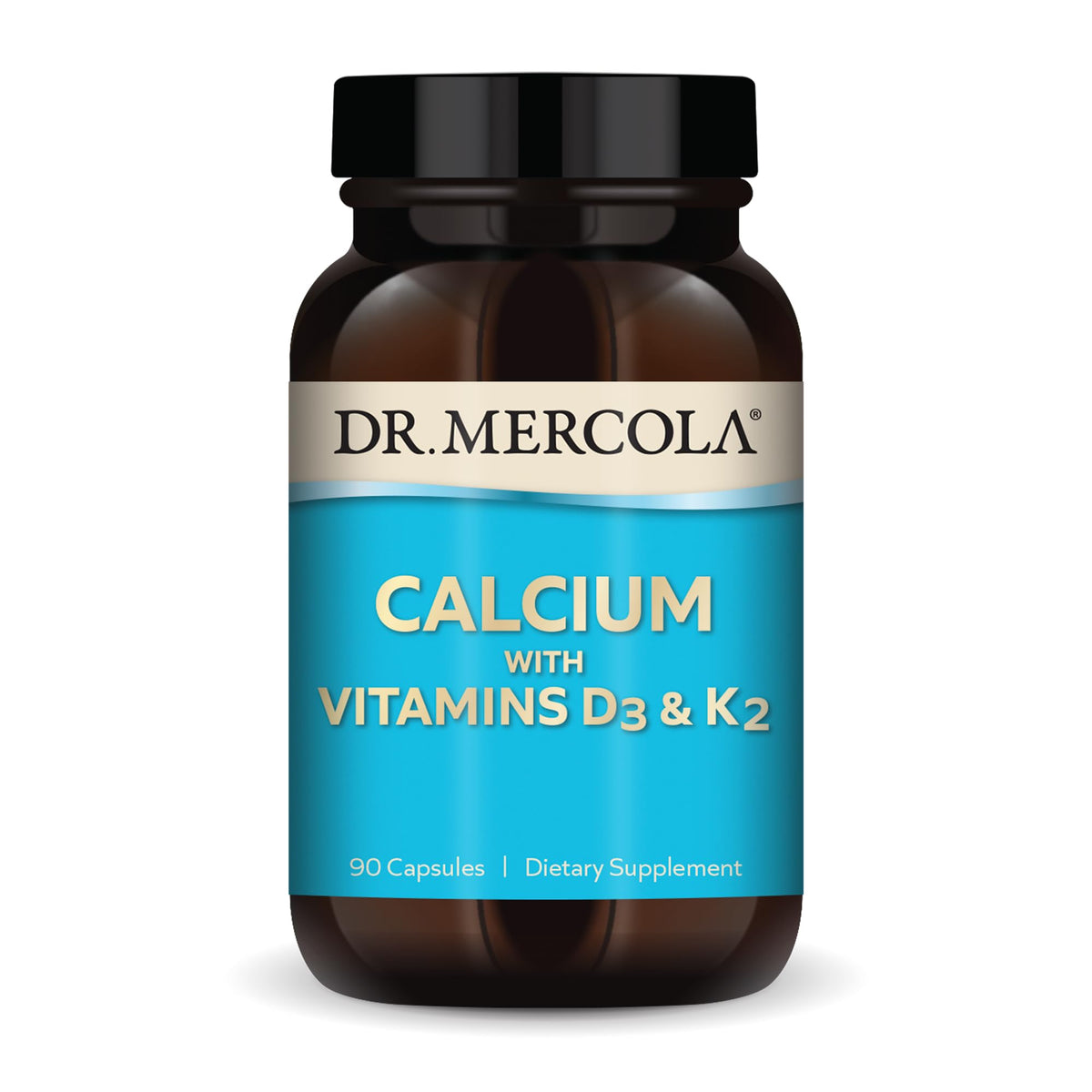 Dr. Mercola Calcium 90 capsules vue avant