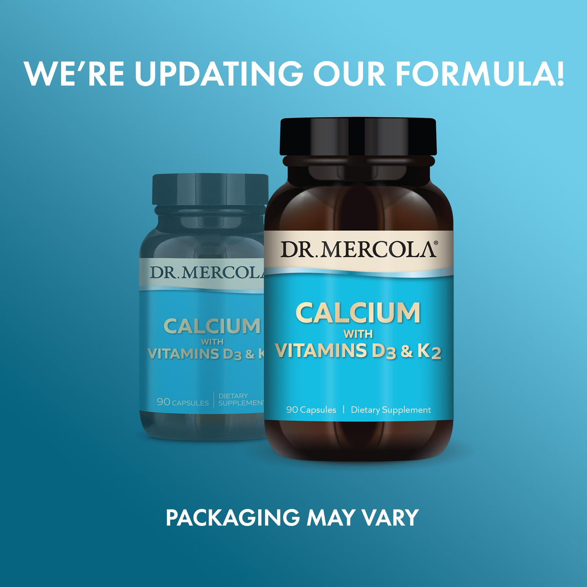 Dr. Mercola Calcium boîtes de 90 capsules