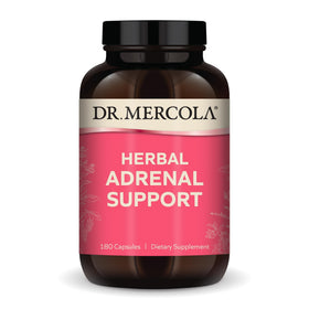 Dr. Mercola Complément Alimentaire Système Surrénalien 180 capsules vue de face