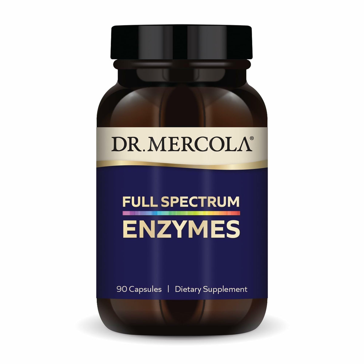 Dr. Mercola Compléments Alimentaires Enzymes 90 Capsules vue avant