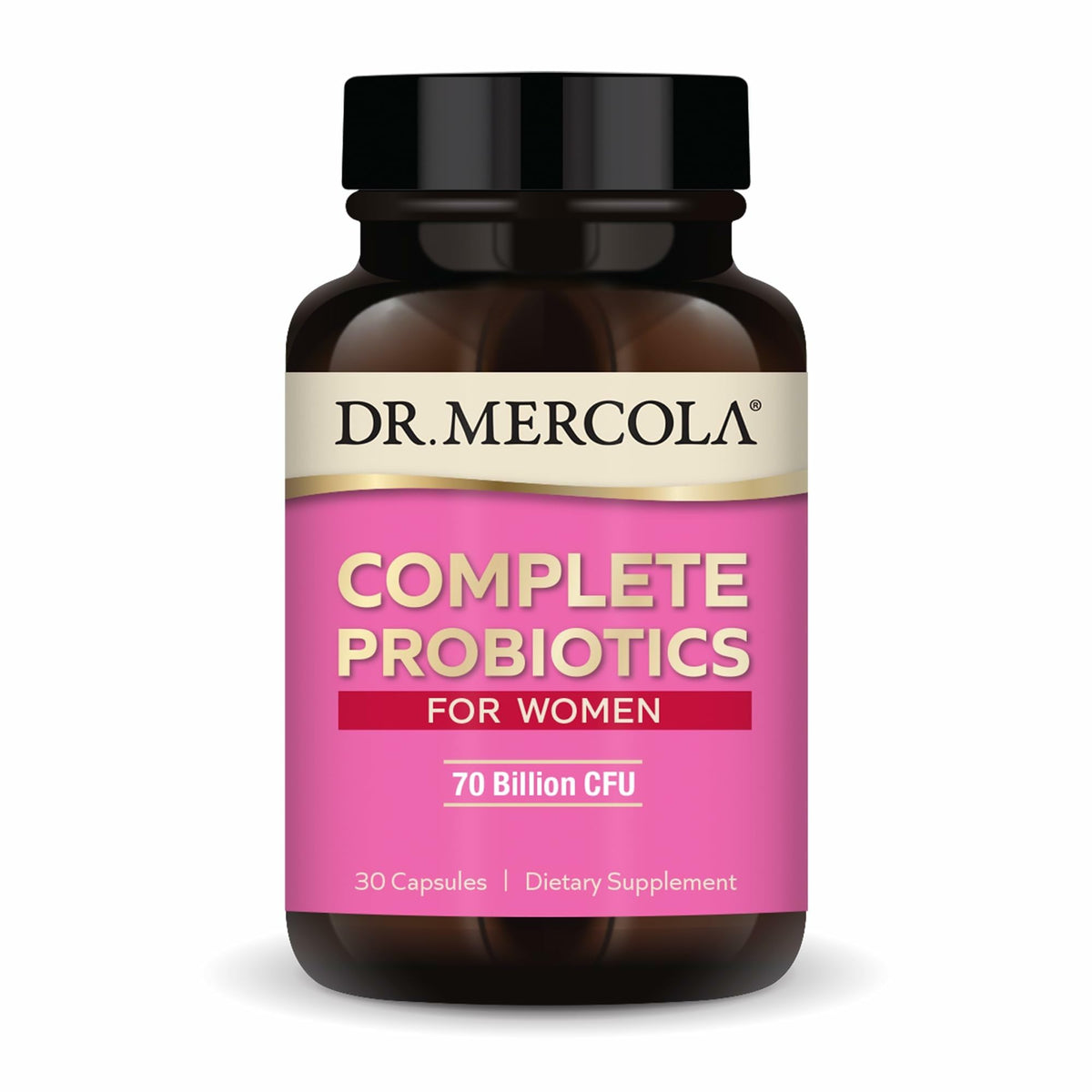 Dr. Mercola Compléments Alimentaires Probiotiques Femmes 30 Capsules - vue de face