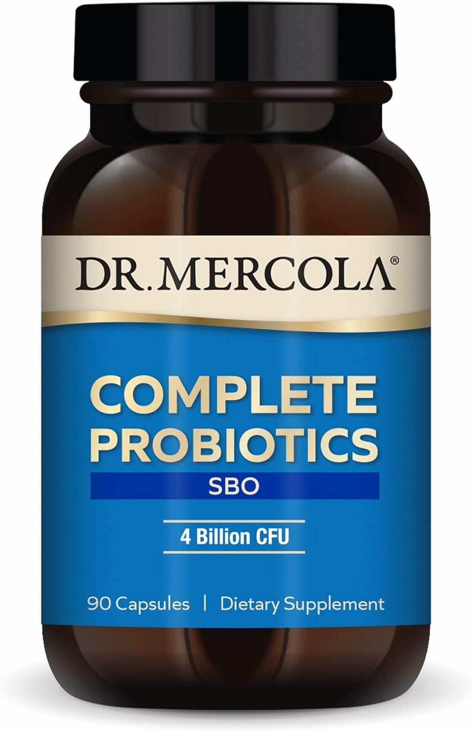 Dr. Mercola Compléments Probiotiques SBO 90 capsules en vue de face