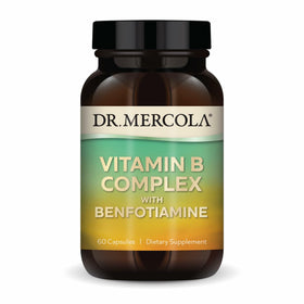 Dr. Mercola Complexe de Vitamines B 60 Capsules vue avant