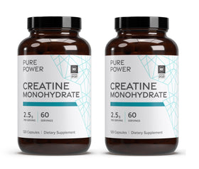 Dr. Mercola Créatine Monohydrate Pure Power 120 capsules vue avant