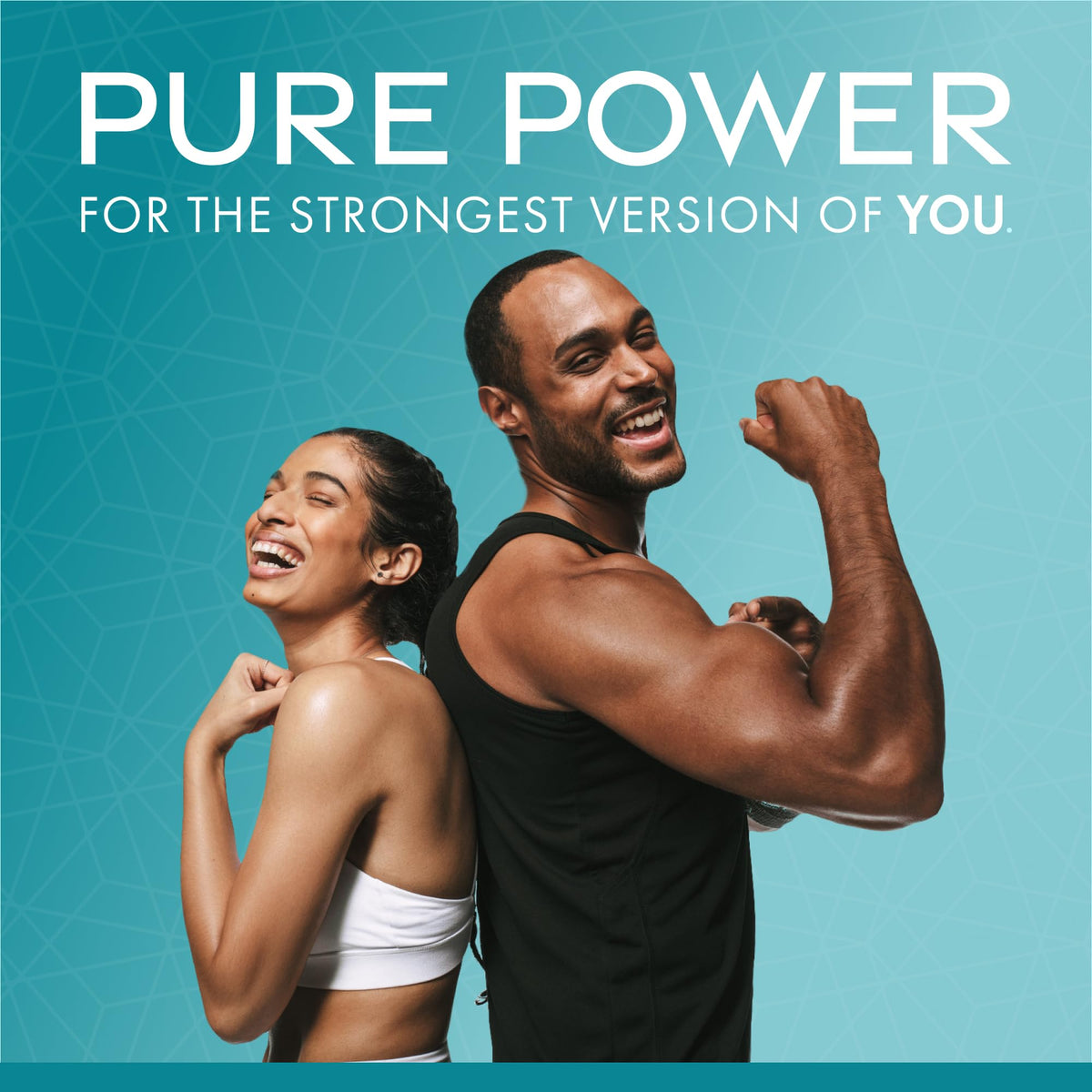 Dr. Mercola Créatine Monohydrate Pure Power sur fond blanc