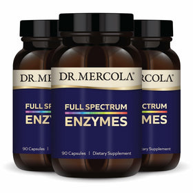 Dr. Mercola Enzymes Spectre Complet 90 Capsules - vue avant