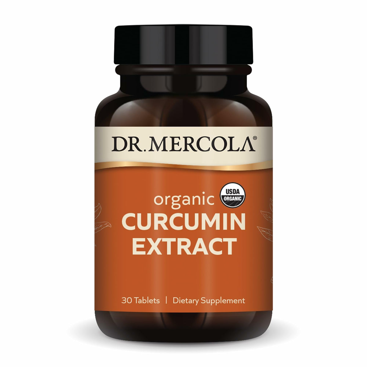 Dr. Mercola Extrait de Curcuma Biologique 90 mg, packaging avant