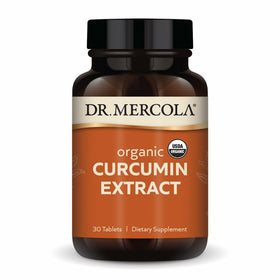 Dr. Mercola Extrait de Curcuma Biologique 90 mg, packaging avant