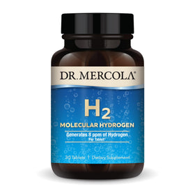 Dr. Mercola H2 Hydrogène Moléculaire 30 comprimés boîte avant