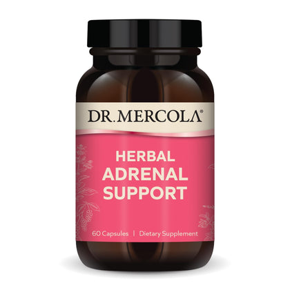 Dr. Mercola Herbal Adrenal Support 60 capsules vue avant