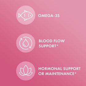 Dr. Mercola Huile de Krill pour Femmes capsules sur une table