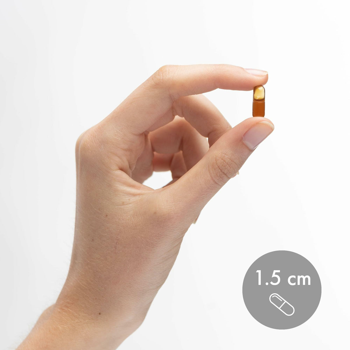 Dr. Mercola Liposomal Vitamine D3 5 000 UI avec capsules visibles