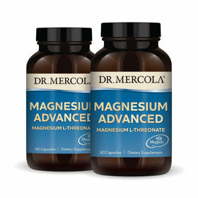 Dr. Mercola Magnesium Advanced 2000 mg 90 capsules, vue de face