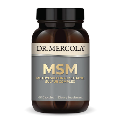 Dr. Mercola OptiMSM Complex Soufre 60 Capsules vue de face