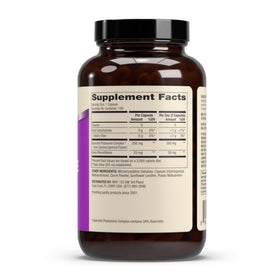 Dr. Mercola Quercetin & Pterostilbene 500 mg 180 capsules side view