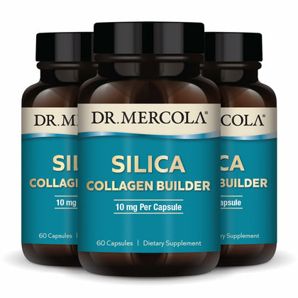 Dr. Mercola Silica Collagen Builder 180 capsules vue avant