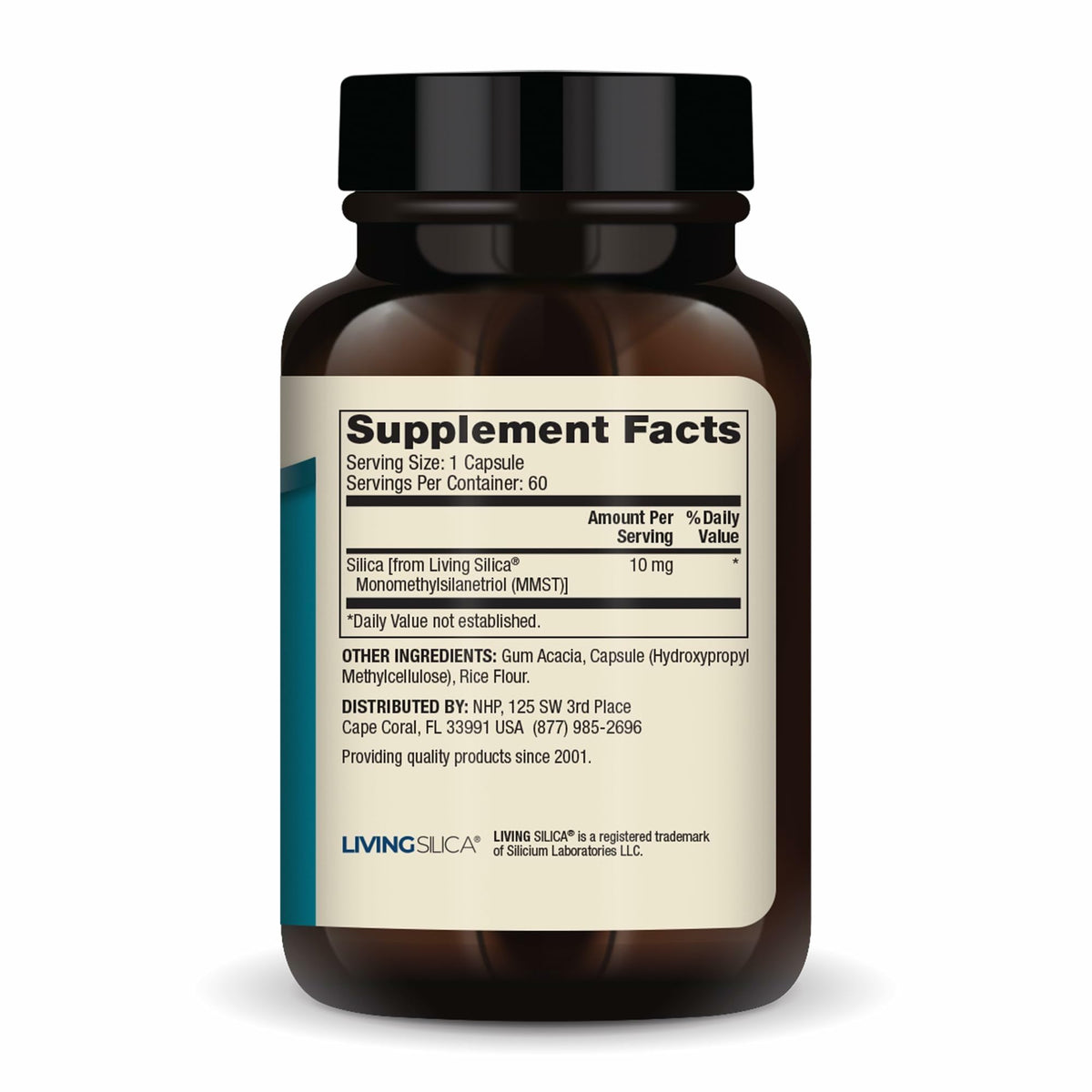 Dr. Mercola Silica Collagen Builder étiquette et ingrédients