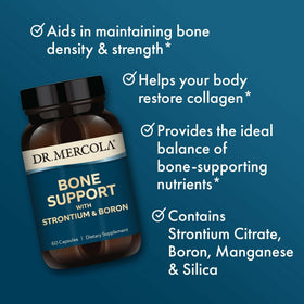 Dr. Mercola Soutien Osseux 60 capsules avec des ingrédients clés