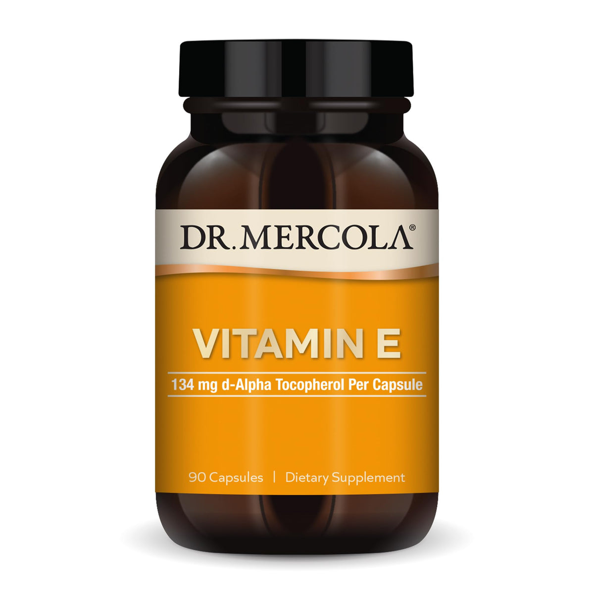 Dr. Mercola Vitamine E 134 mg capsule front view