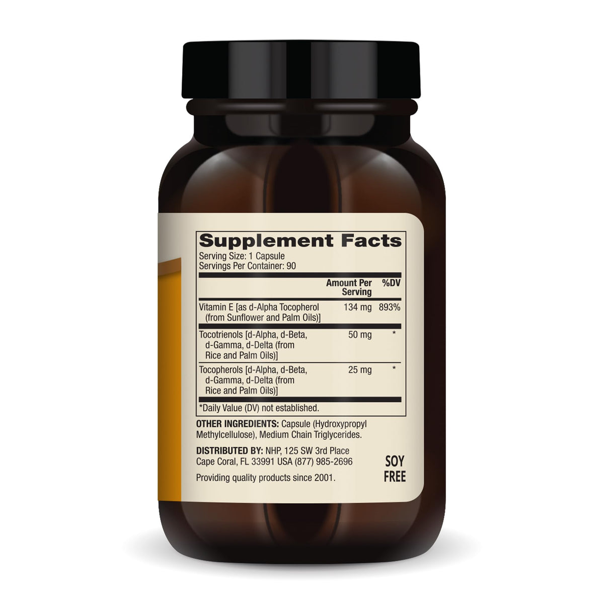 Dr. Mercola Vitamine E 90 capsules packaging