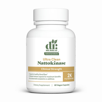 Dr. Murray Nattokinase 2000 FU 60 capsules végétaliennes face