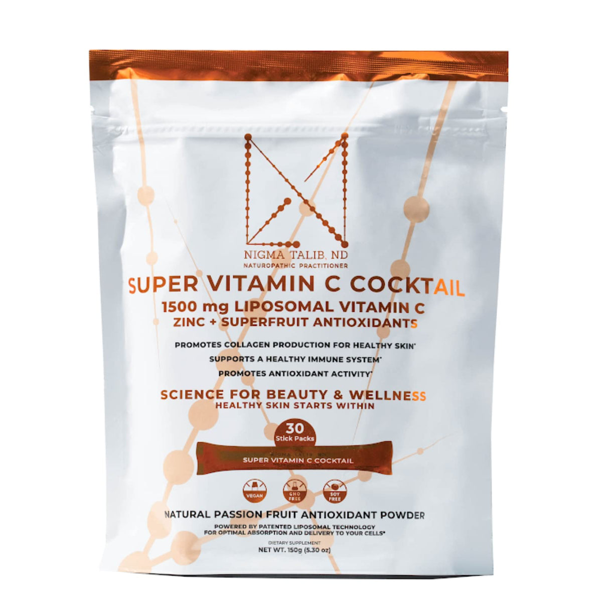 DR. NIGMA Cocktail Super Vitamine C 30 servings packaging front view