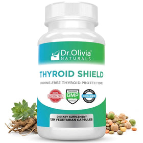 Dr. Olivia Naturals Thyroid Shield 120 capsules végétales vue de face