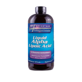 Dr's Advantage Acide Alpha-Lipoïque 50mg liquide vue avant avec étiquette