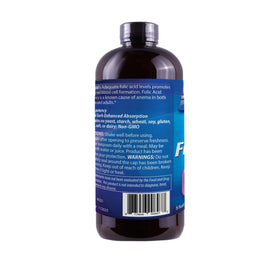 Dr's Advantage Acide Folique Liquide 800 MCG, prise de vue du flacon sur fond neutre