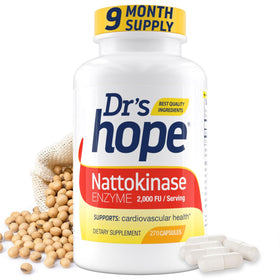 Dr’s Hope Nattokinase 2000 FU avant avec étiquette