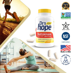 Dr’s Hope Nattokinase 2000 FU en utilisation dans une cuisine