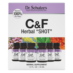 Dr. Schulze's C&F Herbal Shot 9 Fl. Oz. vue de face