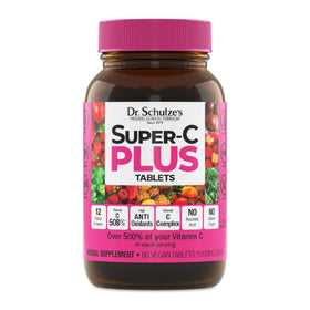 Dr. Schulze's Super-C Plus 60 comprimés vue de face