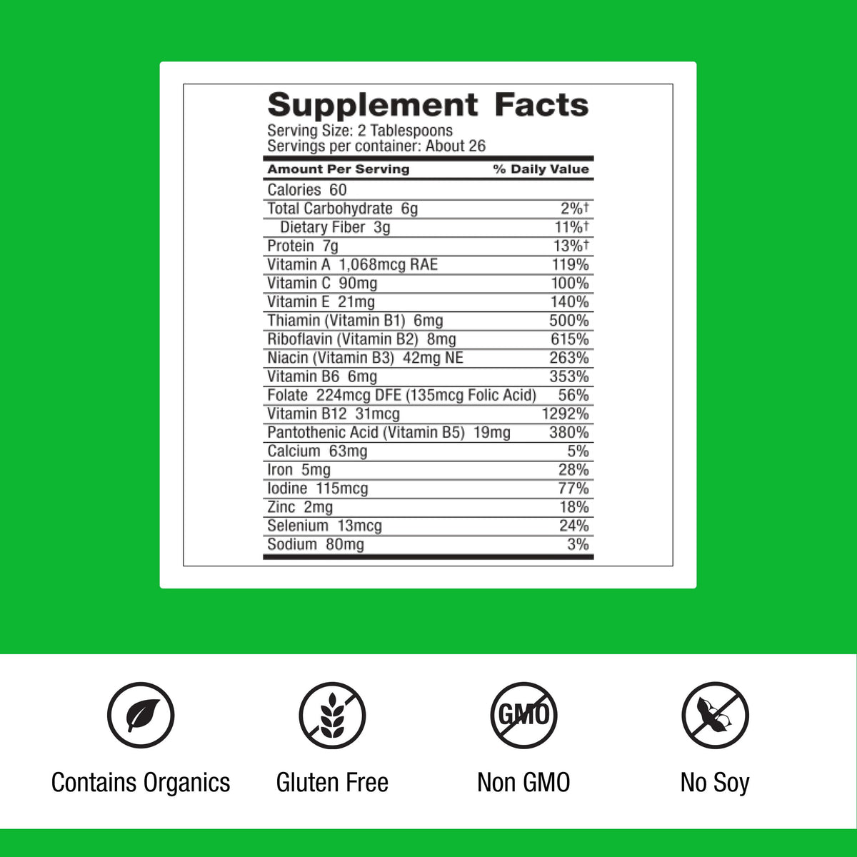 Dr. Schulze's SuperFood Plus 1352g emballage ouvert