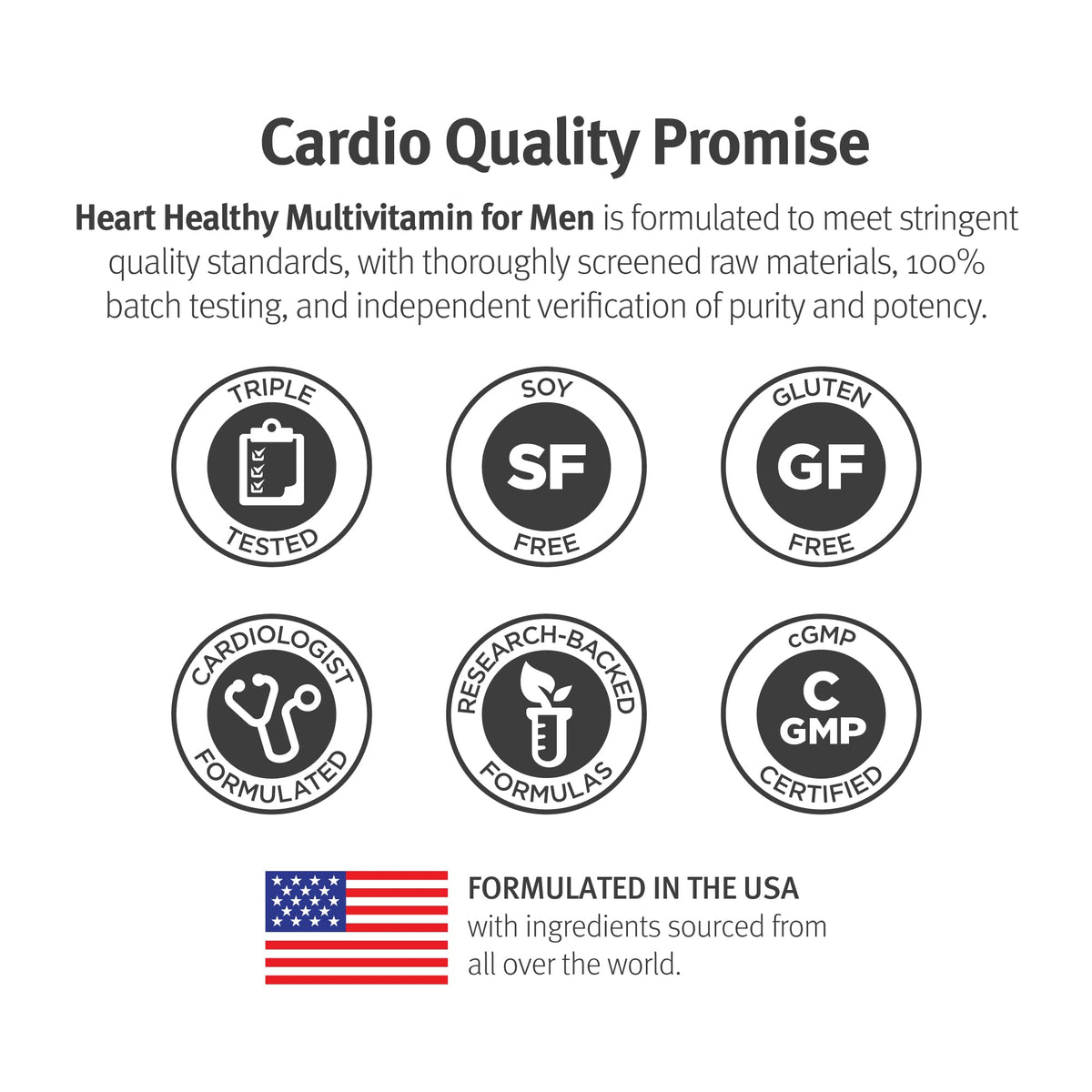 Dr. Sinatra Multivitamine Cardio pour Hommes avec des comprimés en avant-plan