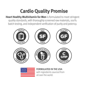 Dr. Sinatra Multivitamine Cardio pour Hommes avec des comprimés en avant-plan